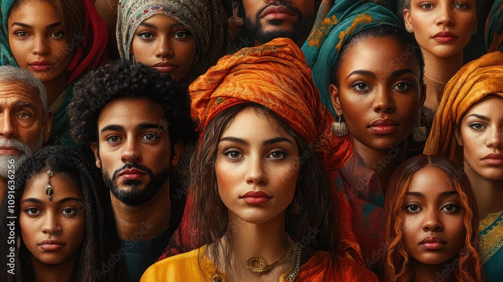 Illustrate the beauty of multiculturalism and inclusivity with images depicting a diverse group of people from different ethnicities and backgrounds, celebrating unity and diversity. Illustrate the beauty of multiculturalism and inclusivity with images depicting a diverse group of people from different ethnicities and backgrounds, celebrating unity and diversity.