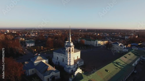 Wallpaper Mural Suzdal Kremlin. Russian city with orthodox churches and monasteries. Aerial 2015 Torontodigital.ca