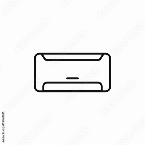 air conditioner icon sign vector