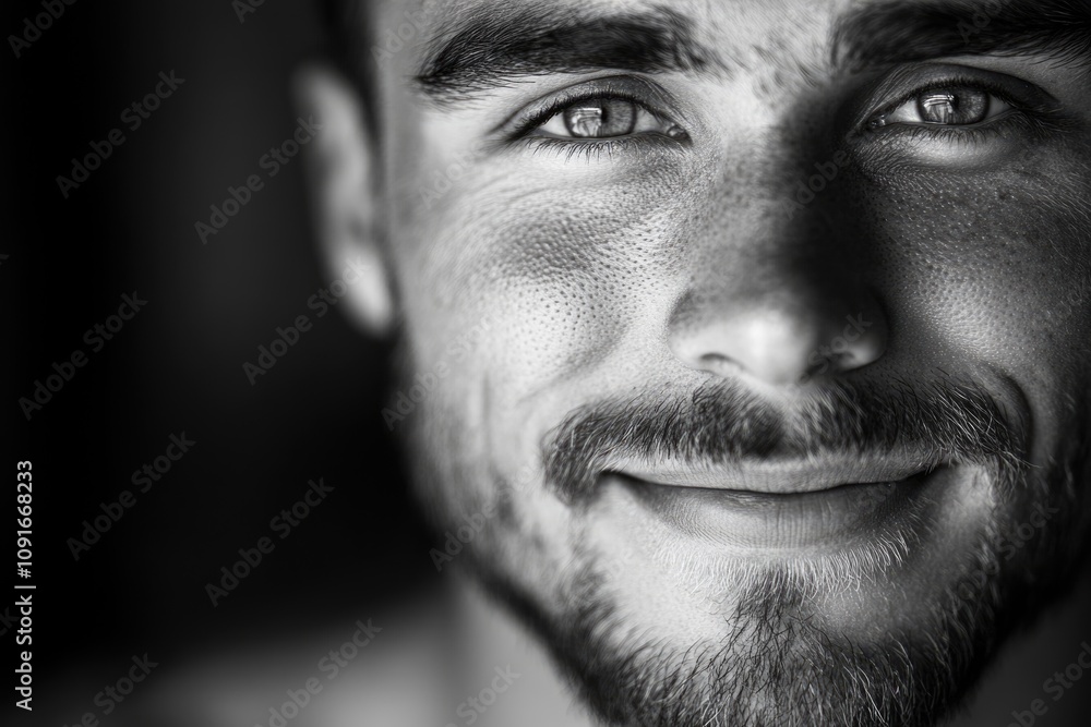 close up portrait of young smiling handsome guy close up portrait of young smiling handsome guy