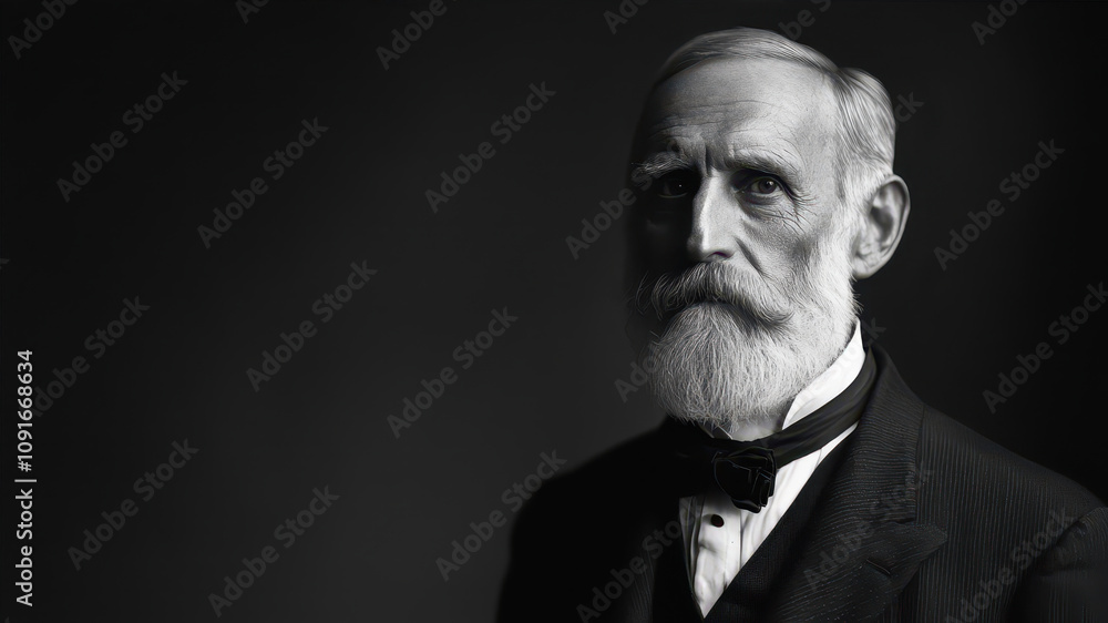 Portrait of a Distinguished Gentleman in Elegant Attire Showcasing Timeless Charm and Grace Portrait of a Distinguished Gentleman in Elegant Attire Showcasing Timeless Charm and Grace