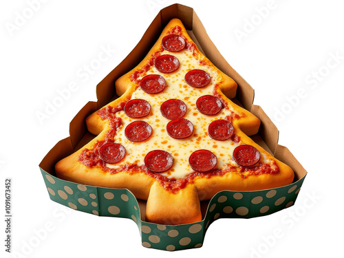 Christmas Tree Pizza: Festive Holiday Pepperoni Delight