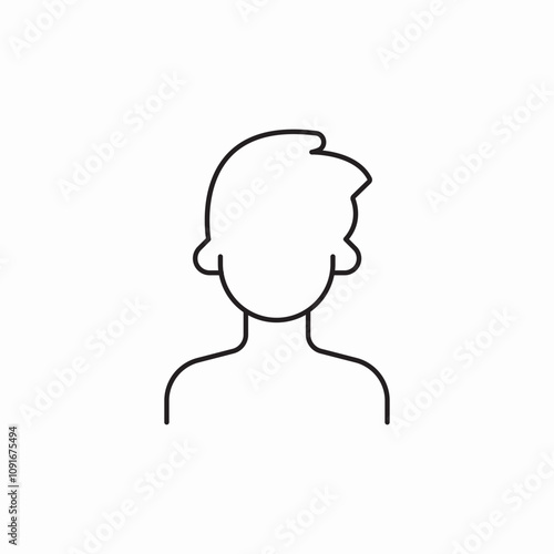 boy young icon sign vector
