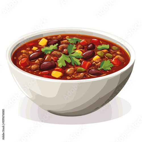 Classic Chili Con Carne with Beans and Corn