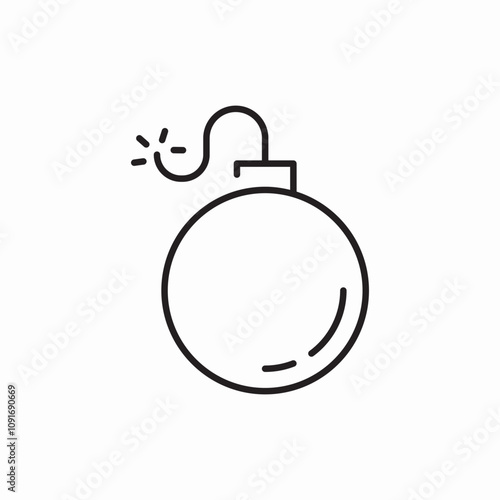 cartoon bomb icon sign vector