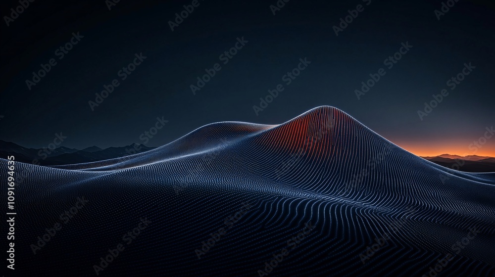 Abstract Landscape at Sunset Abstract Landscape at Sunset