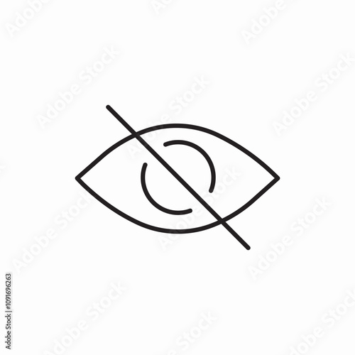 invisible decible icon sign vector