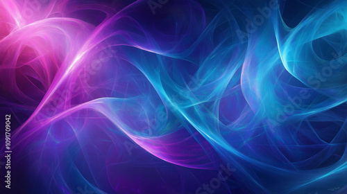 Farbenfroher abstrakter Wellenmuster Hintergrund in sanften Farbtönen

