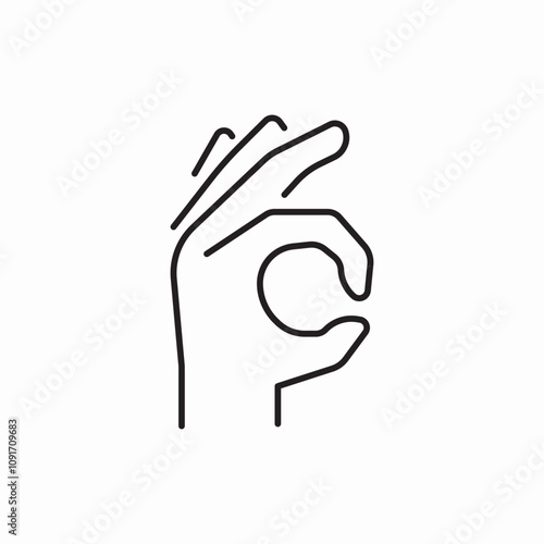 okey delicio icon sign vector