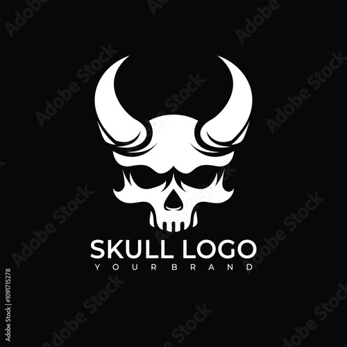 Design Vector Hand Drawn Horse Head Silhouette