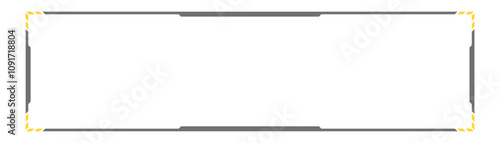 Modern Graphic Box Frame and Line