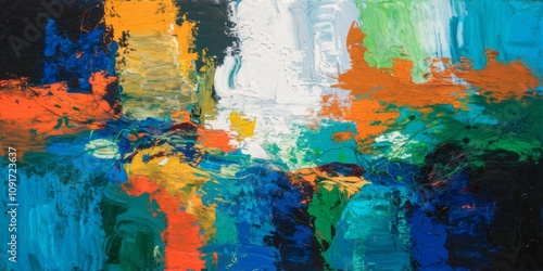 Explosive Symphony of Colors in Abstract Expressionism