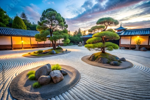 landscape in the beautiful park