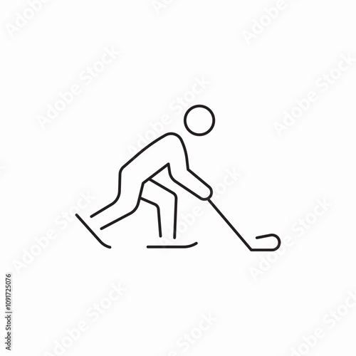 hockey puck icon sign vector