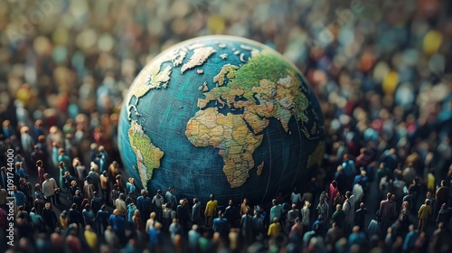 World Population Day: Celebrating the diversity of humanity united under the embrace of the globe with people of different nationalities