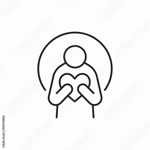 your self care icon sign vector
