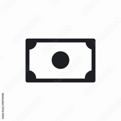 money cash icon sign vector