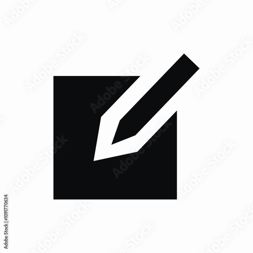 writing peper with pen icon sign vector