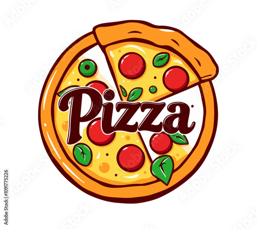 pizza vector logo