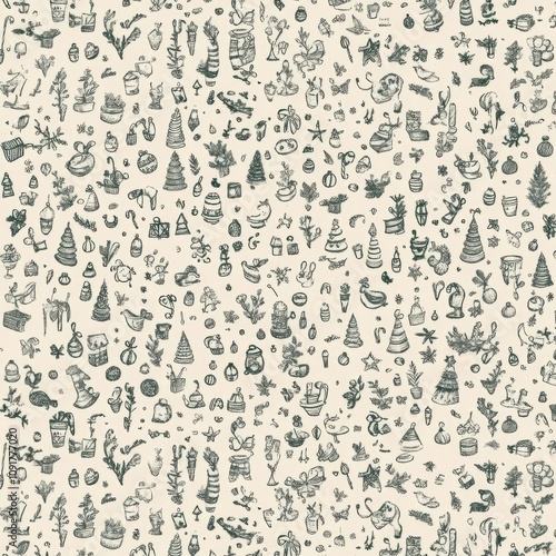 seamless pattern with elements