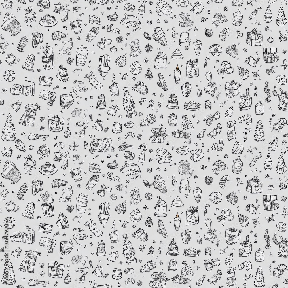 Obraz premium seamless pattern with numbers