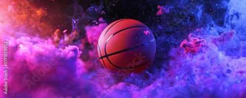 18. Collections of Neon Basketball Explosion  