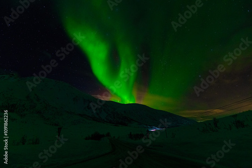 Fotografie Aurora, Aurora Borealis, Aurora Australis, Northern Lights,Southern Lights, sky,