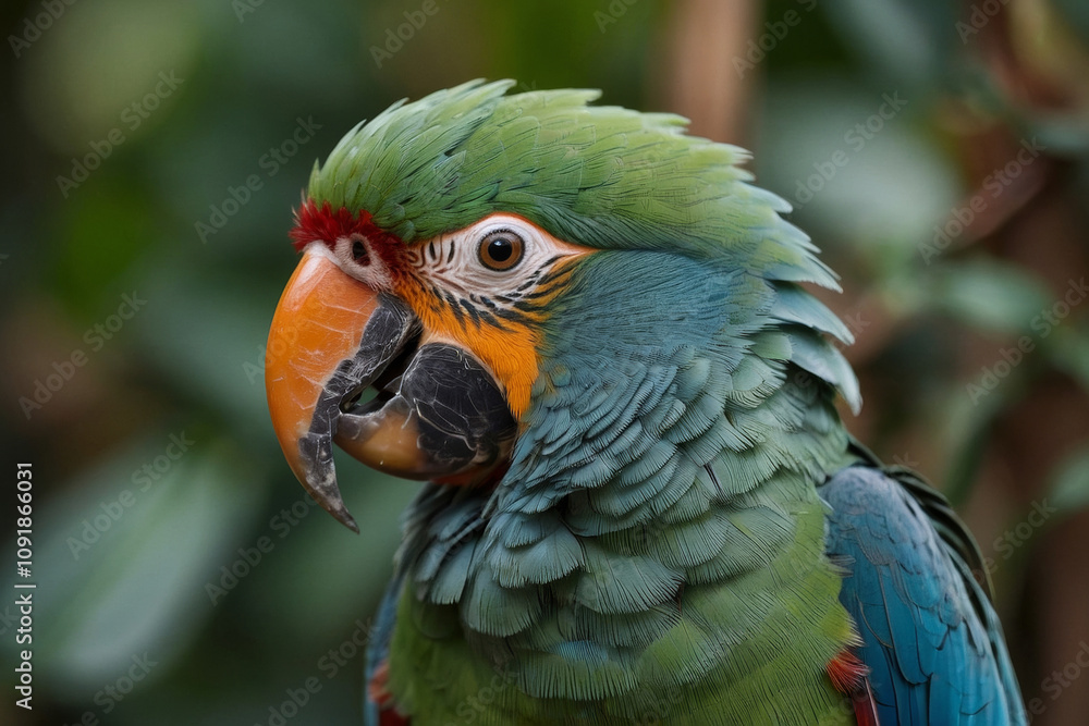 Obraz premium a cute parrot looking to you