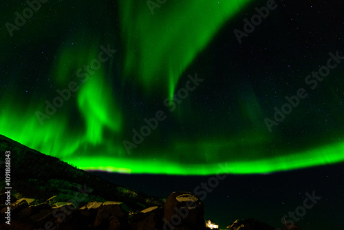 Obraz na plátně Aurora, Aurora Borealis, Aurora Australis, Northern Lights,Southern Lights, sky,