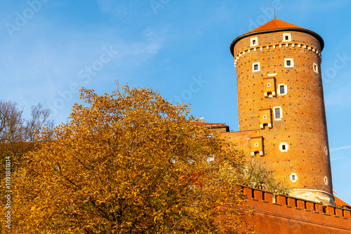 Krakow Old Town St. Mary's Basilica Main Market Square St Florians gate and Barbakan Royal Castle St. Joseph's Church