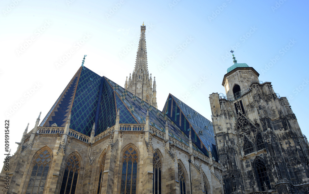 Fotografie Vienna, Austria, the St Stephens cathedral