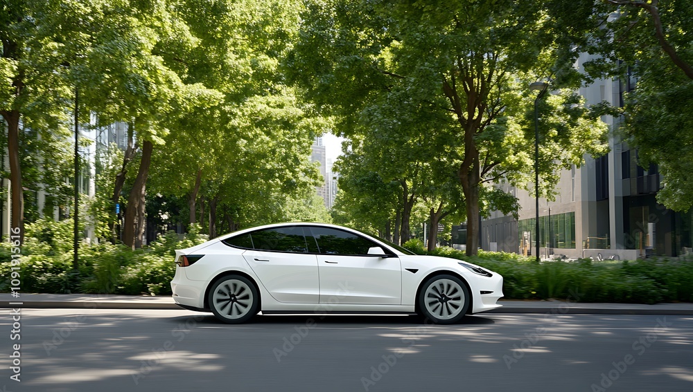 Fototapeta premium car on the road
