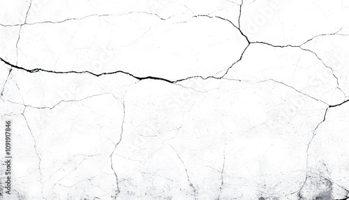 Distressed Urban Concrete Wall with Cracked and Weathered Texture