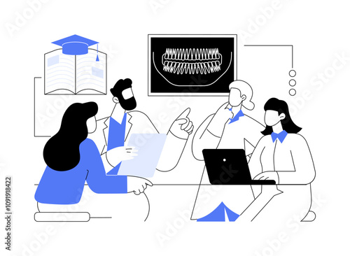 Medical imaging isolated cartoon vector illustrations.