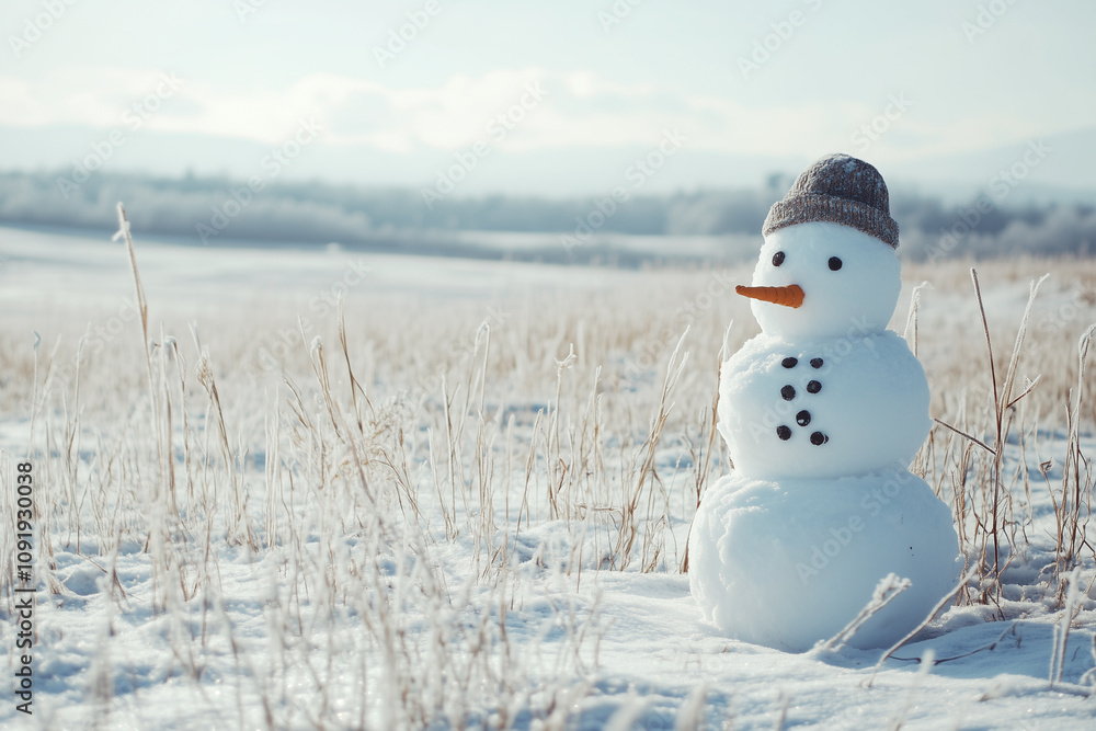 Obraz premium Snowy Winter Landscape