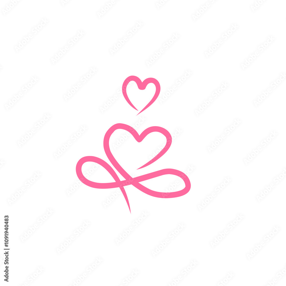 infinite heart shape infinite heart shape