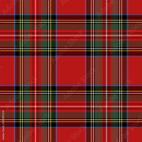 Christmas and new year plaid tartan