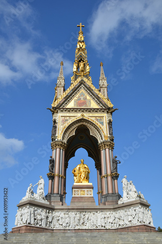 London, England, United Kingdom - October 2024: Albert Memorial in London photo