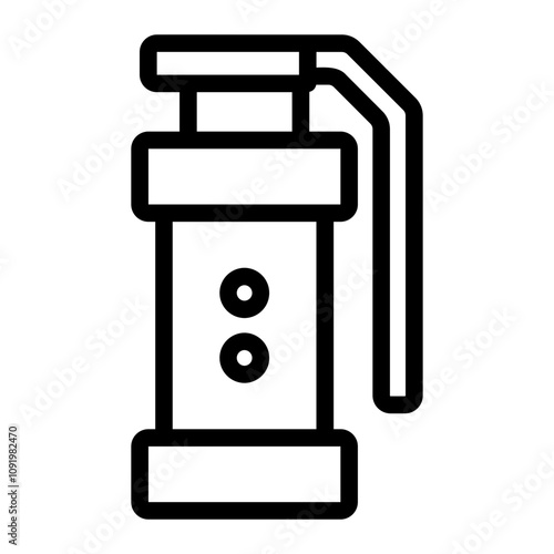 grenade Line Icon