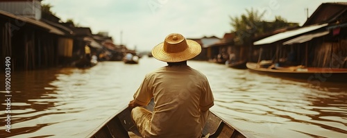 Take a scenic boat ride through the canals of Amphawa Floating Market