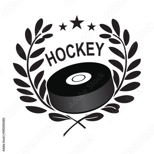 Symbol of sport game of hockey