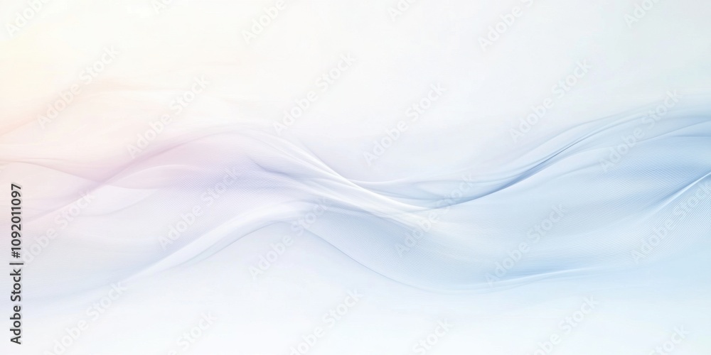 Fototapeta premium Abstract flow Soft sky blue Abstract patterns flowing