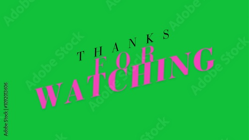 background Thanks for Watching for endn