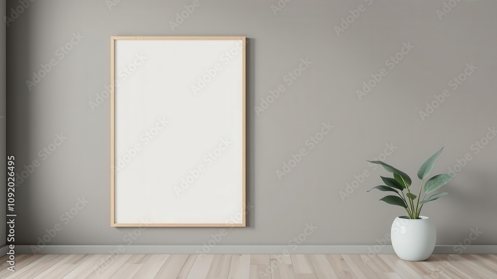 A beautiful wall art mockup featuring a minimalist design, perfect for adding a touch of aesthetic beauty to any room decor, frame, gallery, artwork A beautiful wall art mockup featuring a minimalist design, perfect for adding a touch of aesthetic beauty to any room decor, frame, gallery, artwork