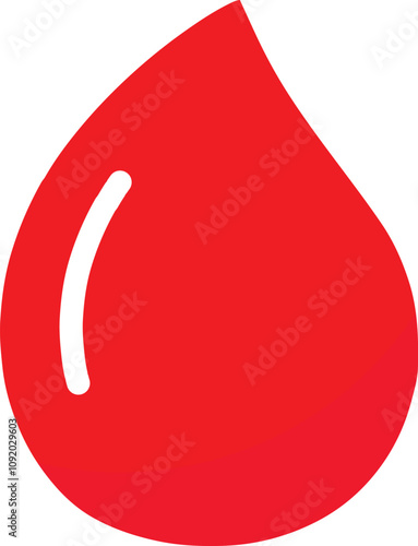 Red Blood Drop Icon