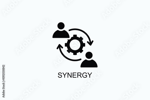 Synergy Vector Icon Or Logo Illustration