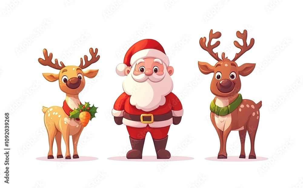 Naklejka premium Merry chritsmas and Happy New Year background. Template and card designs. 
