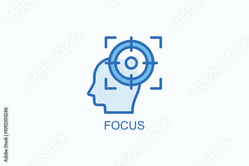 Focus Vector Icon Or Logo Illustration