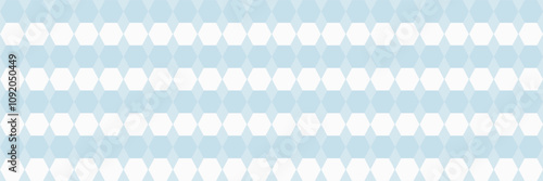 Blue geometric seamless texture. Vector background