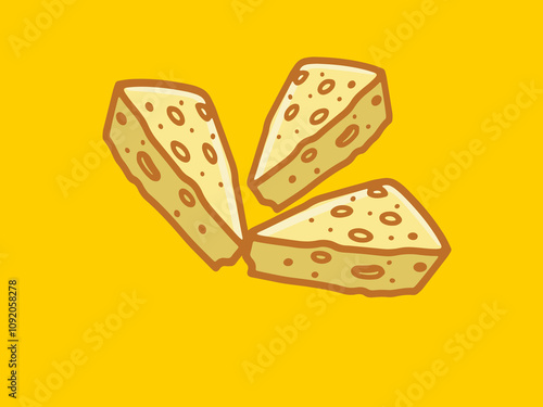 Melty Dreams and Sliced Bliss: Cheese Vector Collection